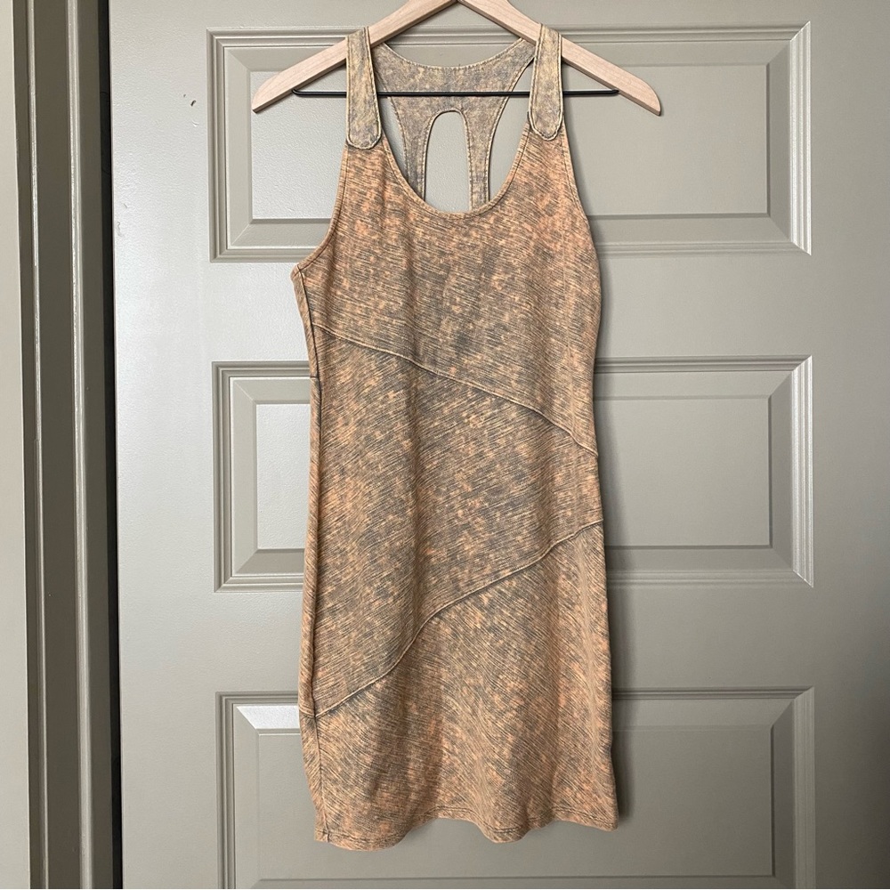 Free People fitted Neutral Dress, Small